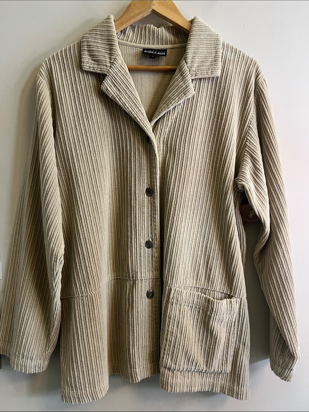 Vintage Nannette Keller Corduroy Button Jacket
